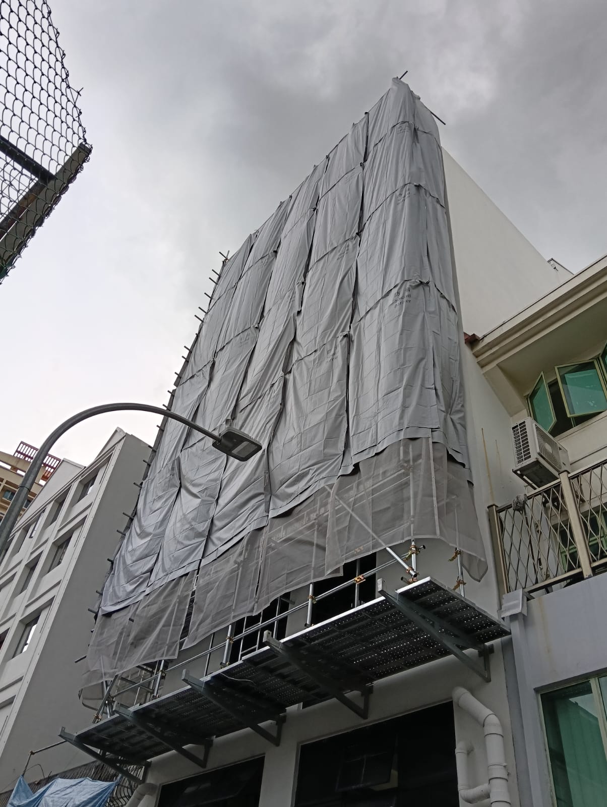 Commercial scaffolding